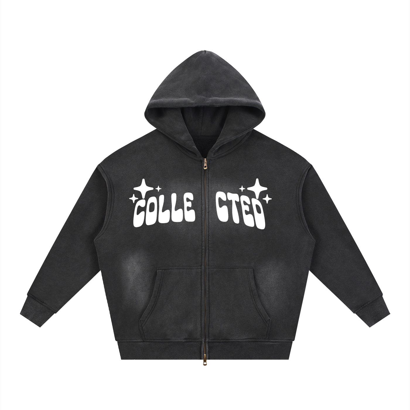 Collected Sunfade Zip-Up Hoodie