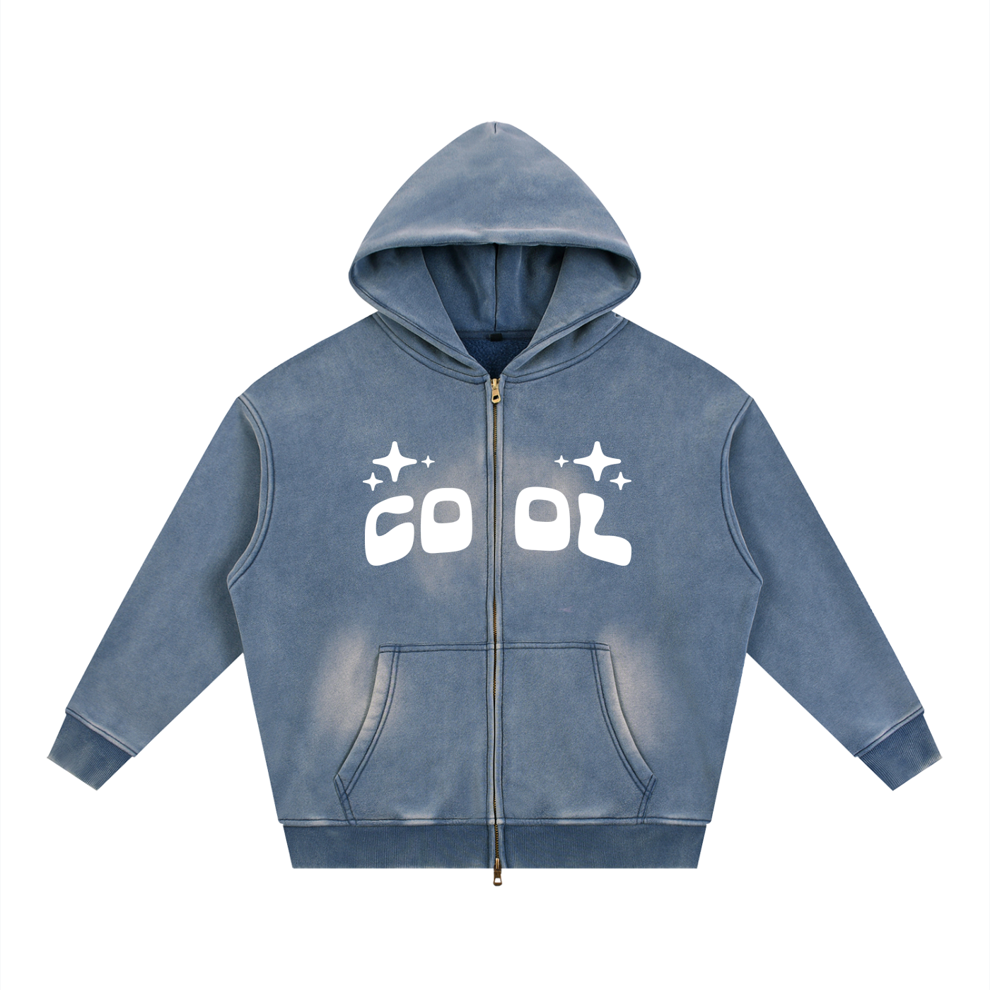 Cool Sunfade Zip-Up Hoodie