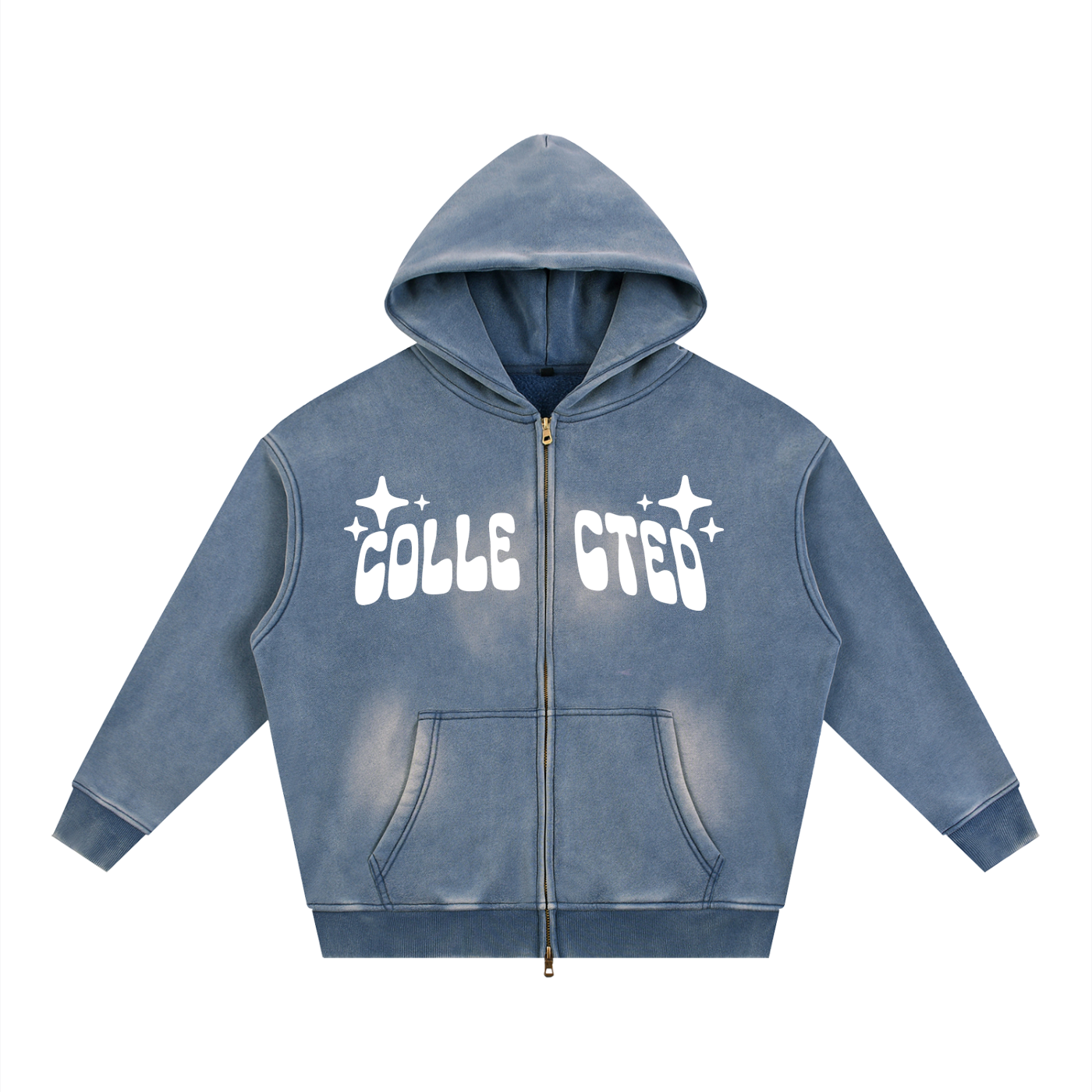 Collected Sunfade Zip-Up Hoodie