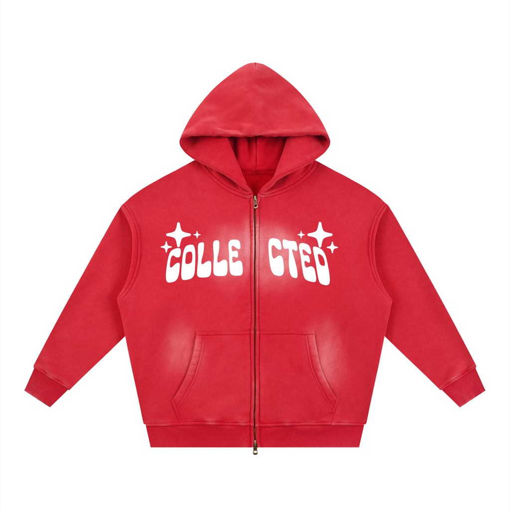 Collected Sunfade Zip-Up Hoodie
