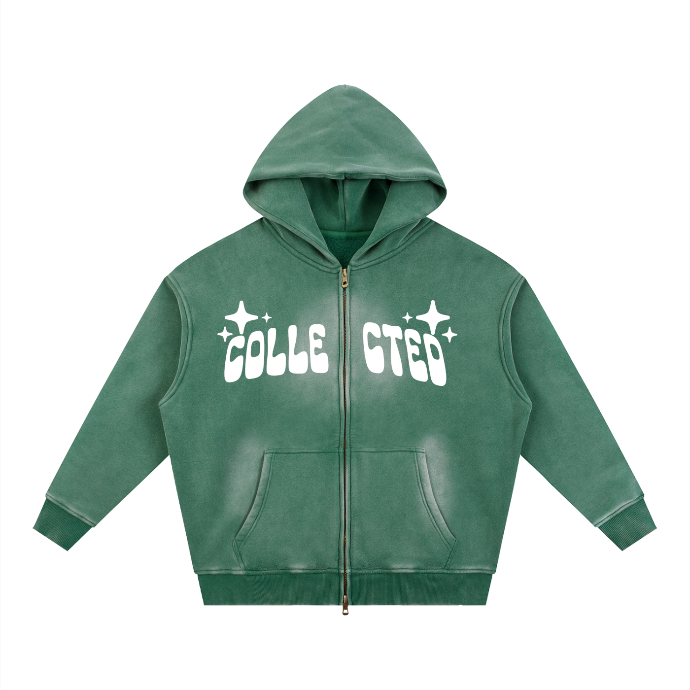 Collected Sunfade Zip-Up Hoodie