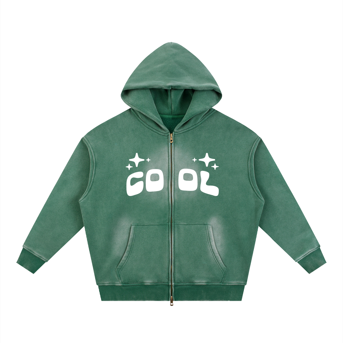 Cool Sunfade Zip-Up Hoodie