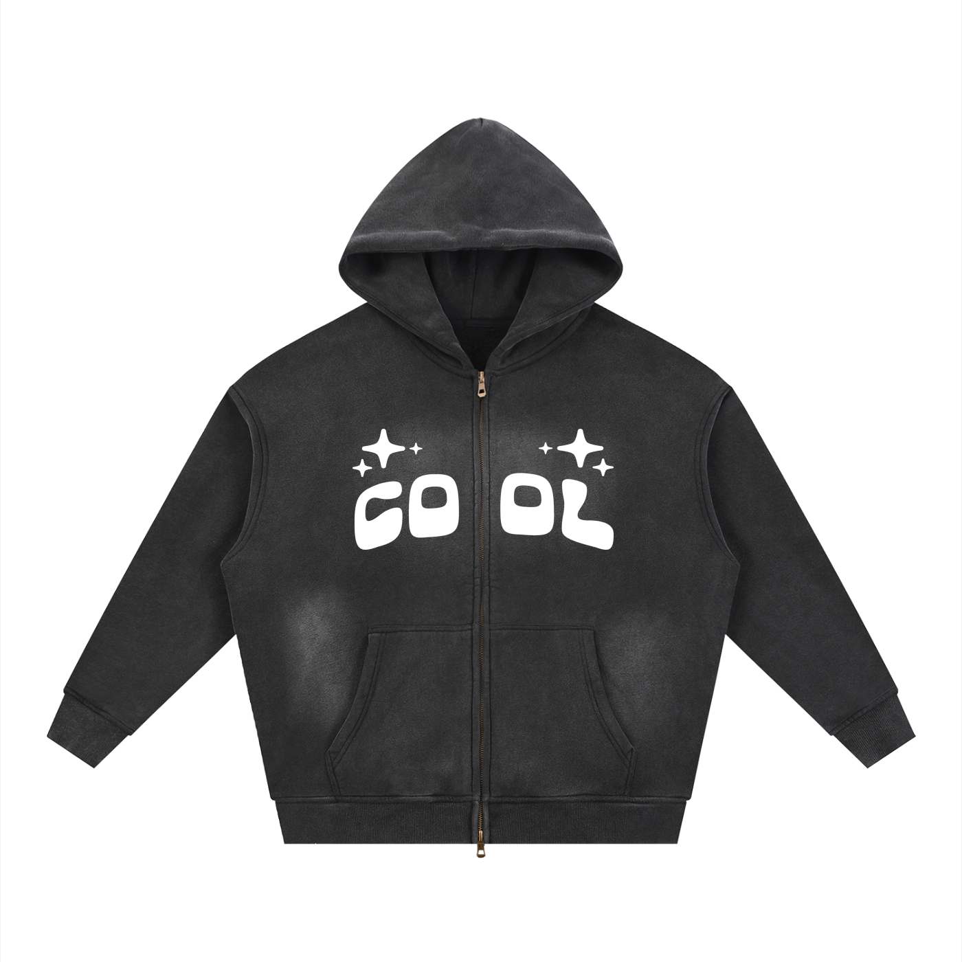 Cool Sunfade Zip-Up Hoodie
