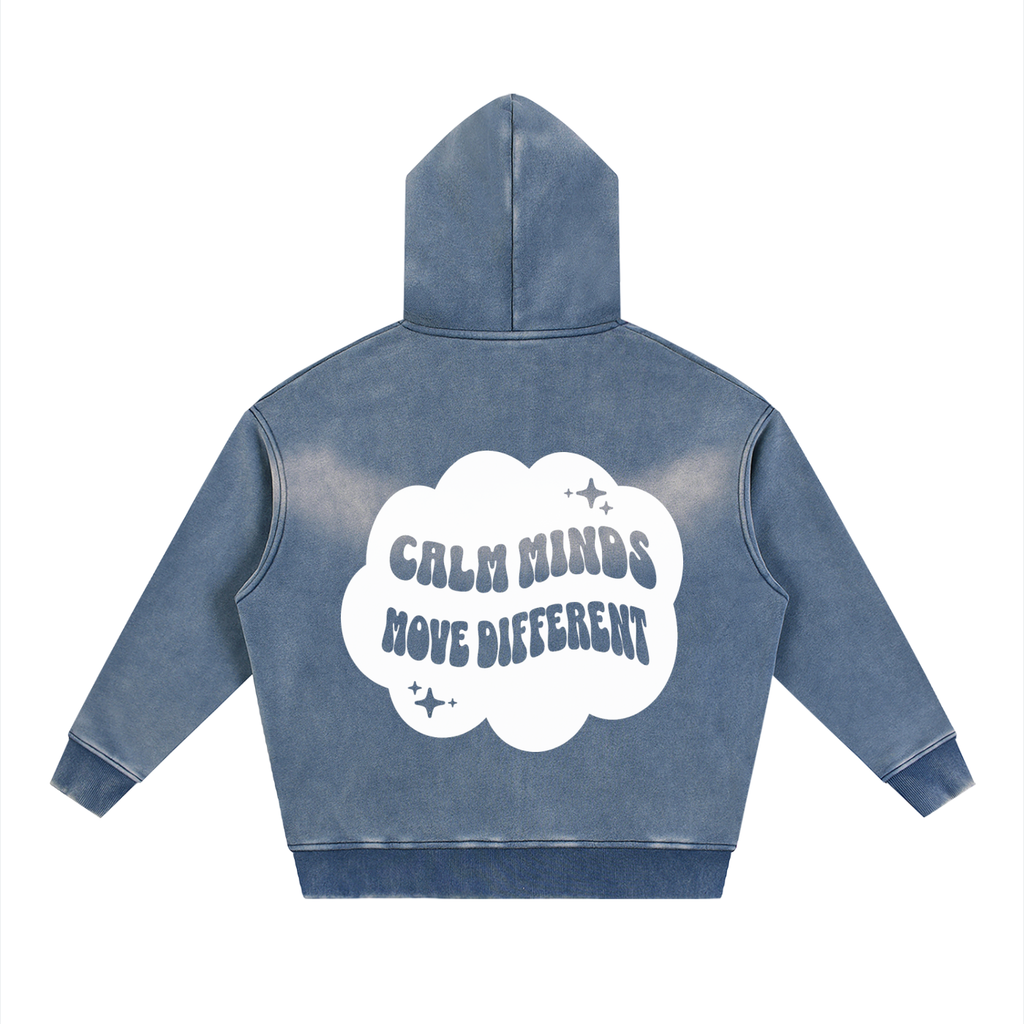 Calm Sunfade Zip-Up Hoodie