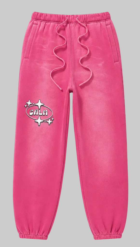 Pink Sunfade Sweatpants