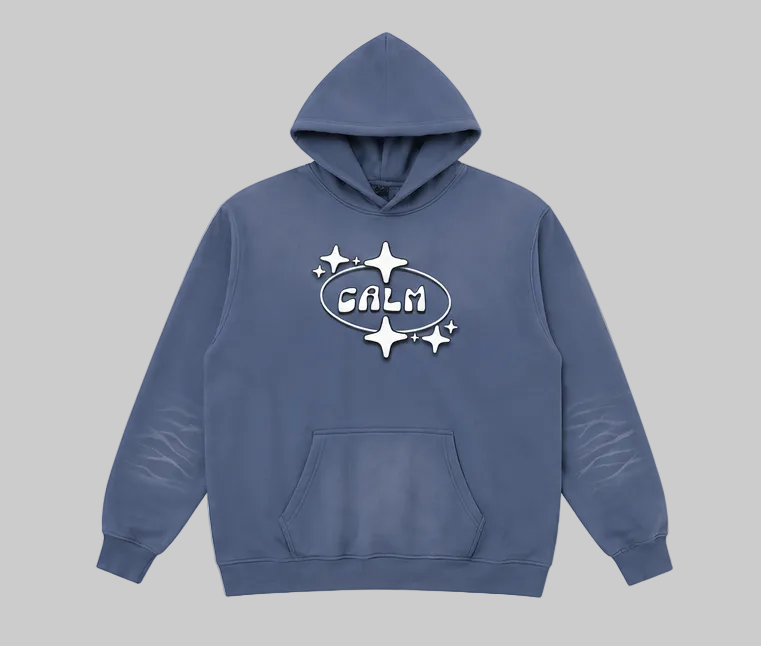 Denim Blue Sunfade Hoodie
