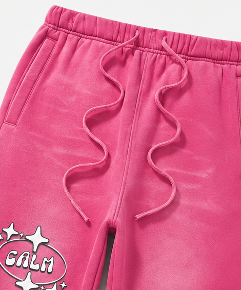 Pink Sunfade Sweatpants