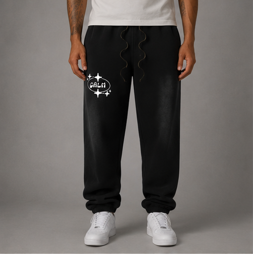 Black Sunfade Sweatpants