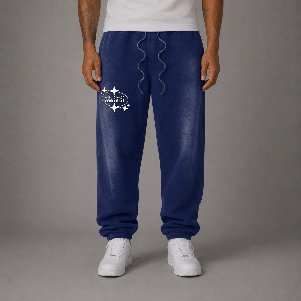 Royal Blue Sunfade Sweatpants