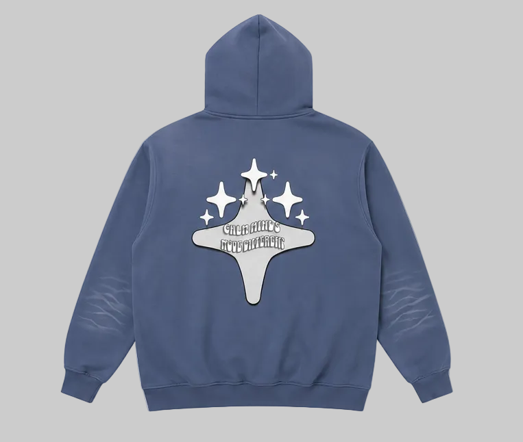 Denim Blue Sunfade Hoodie