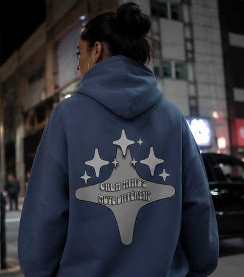 Denim Blue Sunfade Hoodie