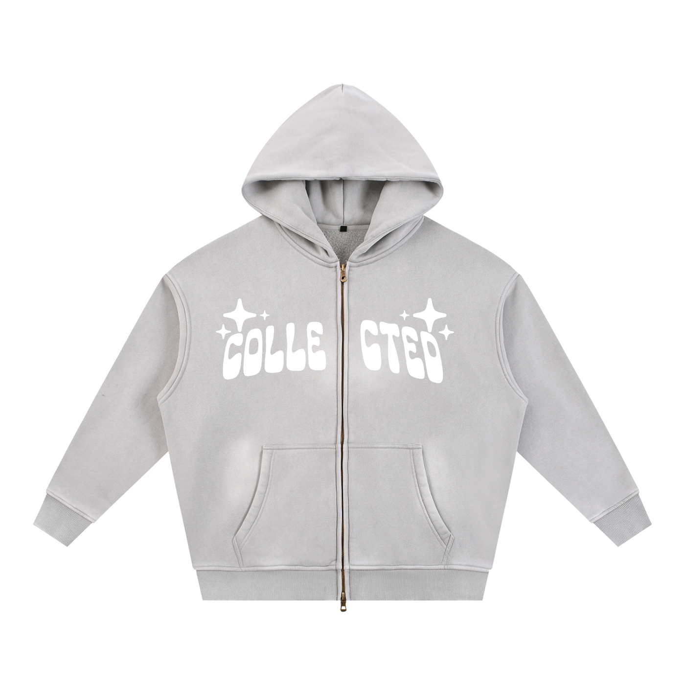 Collected Sunfade Zip-Up Hoodie