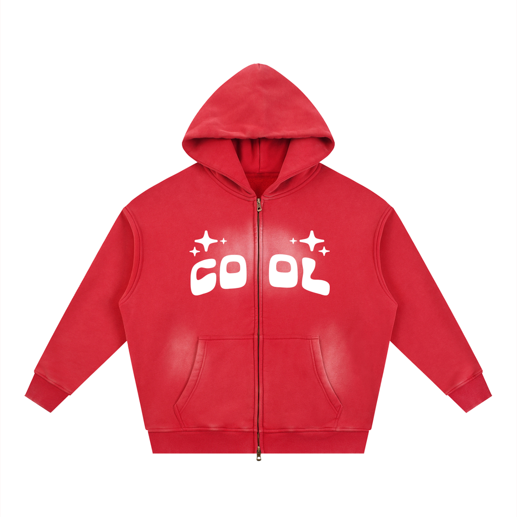 Cool Sunfade Zip-Up Hoodie